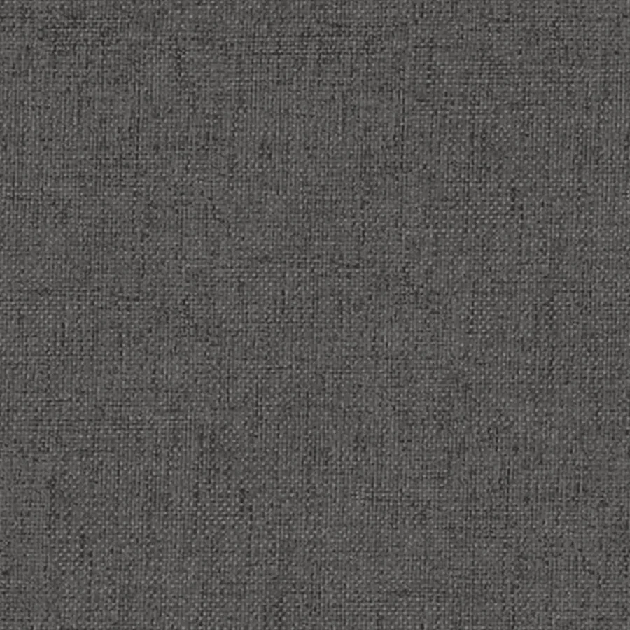Chaise de relaxation avec tabouret Gris foncé Tissu - 6