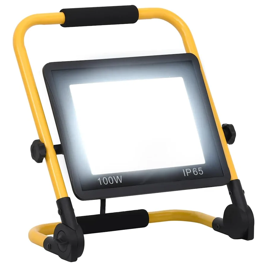 Projecteur à LED avec poignée 100 W Blanc froid