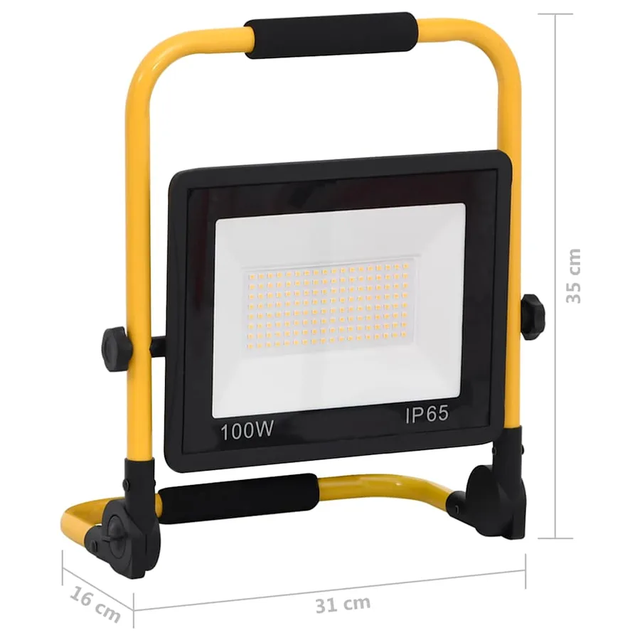 Projecteur à LED avec poignée 100 W Blanc froid - 12
