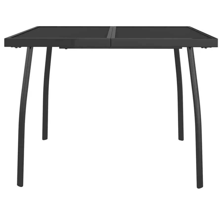 Ensemble à manger de jardin 5 pcs anthracite métal maille - 7