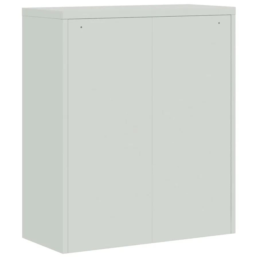 Classeur gris clair 90x40x105 cm acier - 6