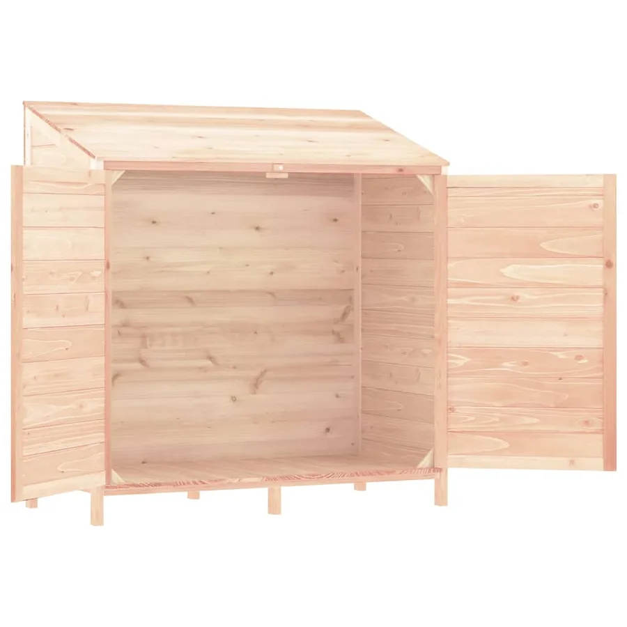 Remise de jardin 102x52x112 cm Bois de sapin solide - 4