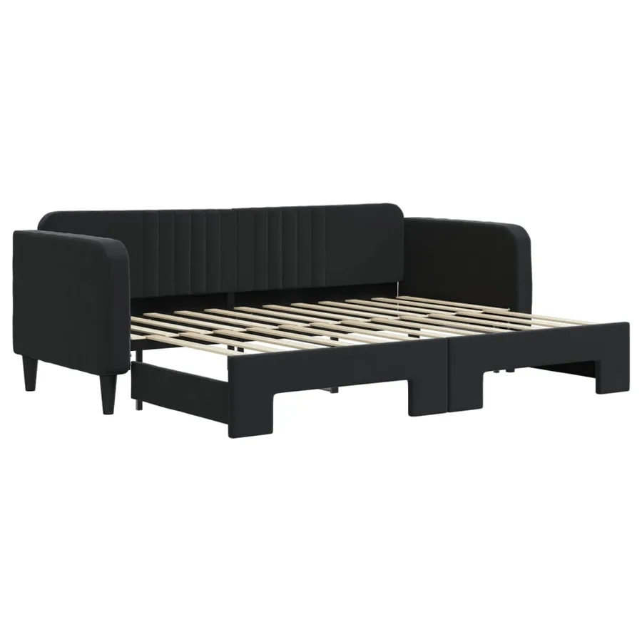 Lit de jour avec gigogne sans matelas 80x200 cm - 2