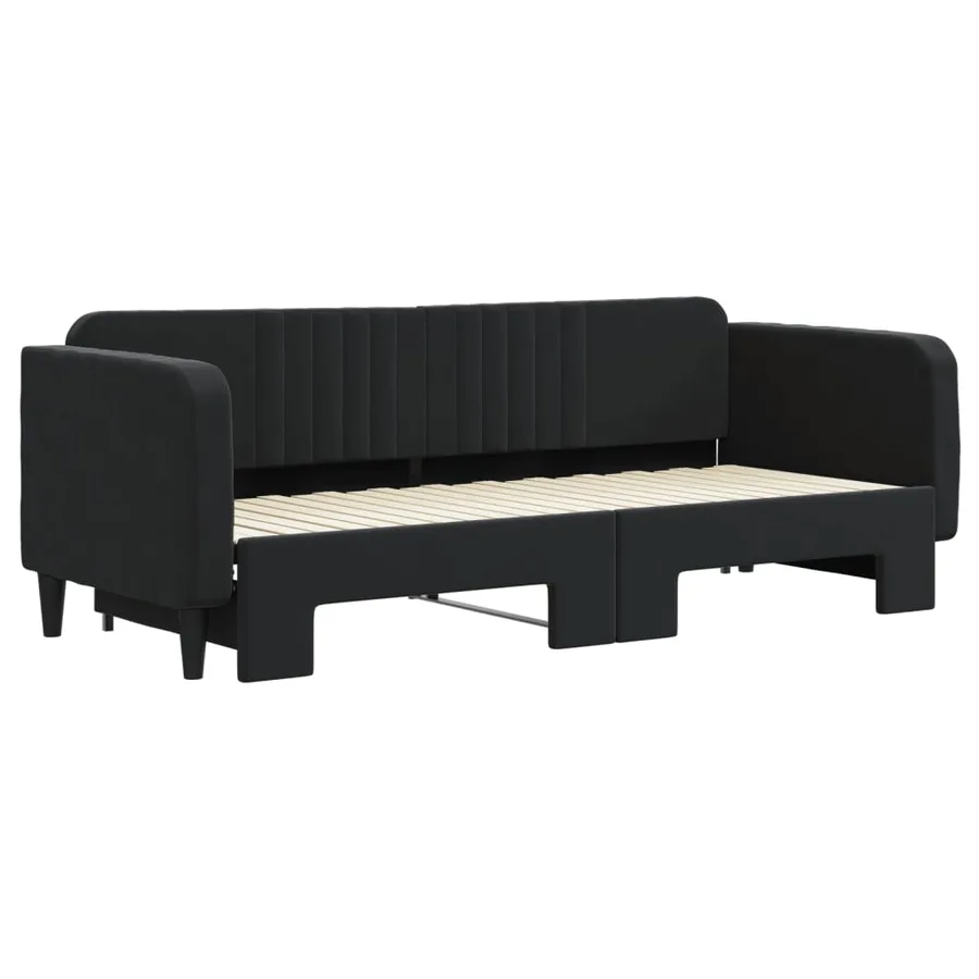 Lit de jour avec gigogne sans matelas 80x200 cm - 3