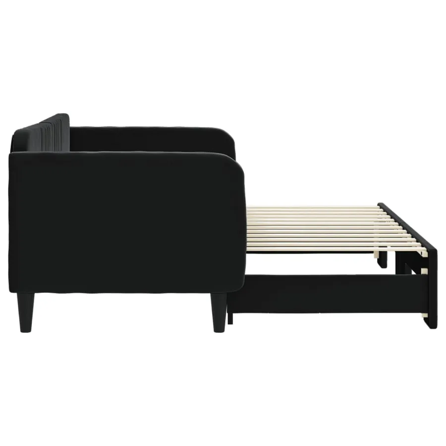 Lit de jour avec gigogne sans matelas 80x200 cm - 4