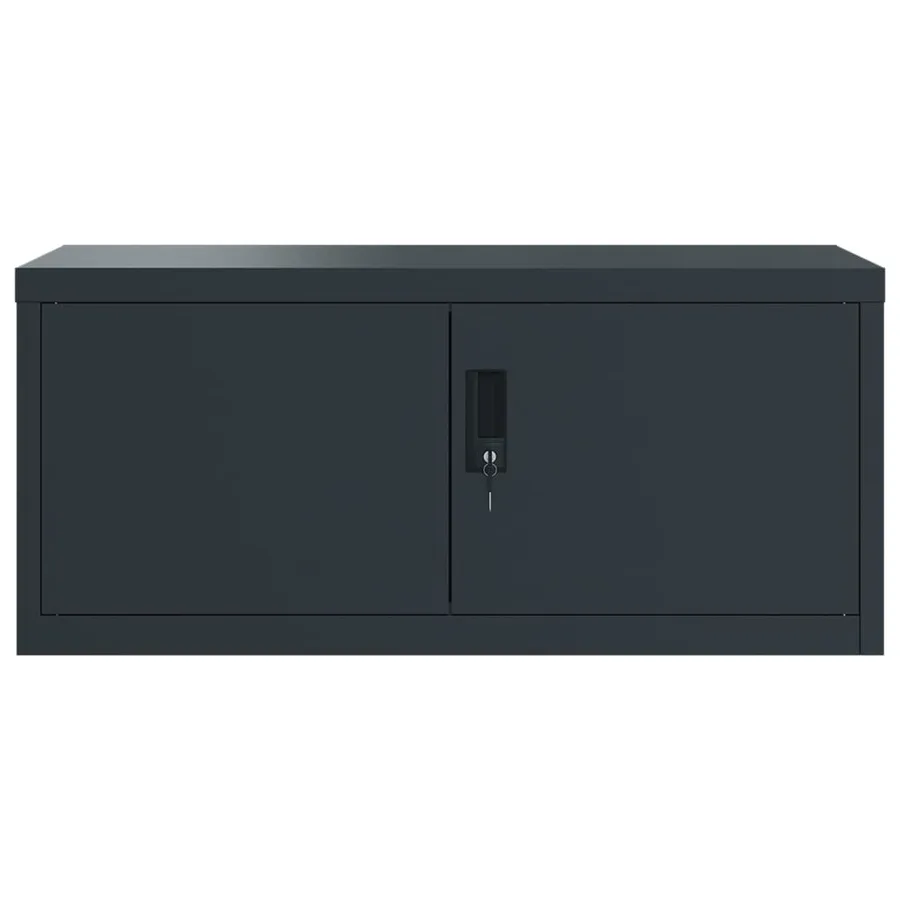 Classeur anthracite 90x40x180 cm Acier - 4