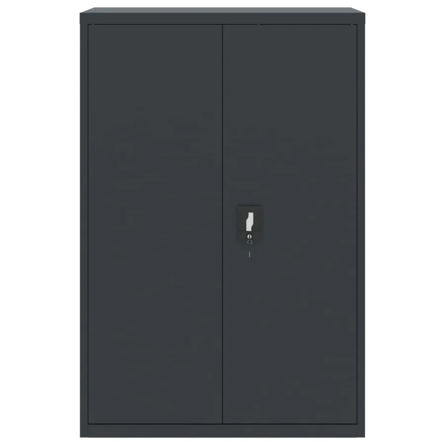 Classeur anthracite 90x40x180 cm Acier - 8