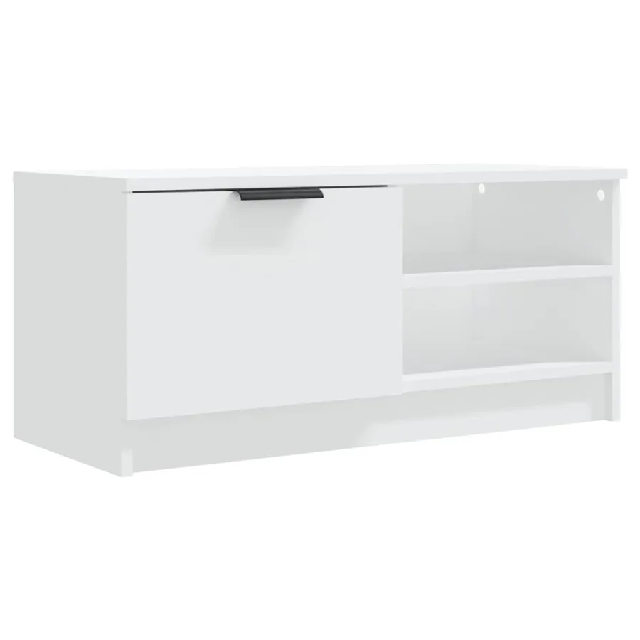 Meubles TV 2 pcs Blanc 80x35x36,5 cm Bois d'ingénierie - 6