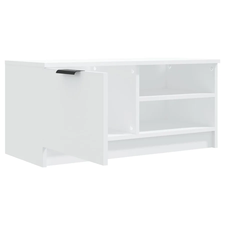 Meubles TV 2 pcs Blanc 80x35x36,5 cm Bois d'ingénierie - 7