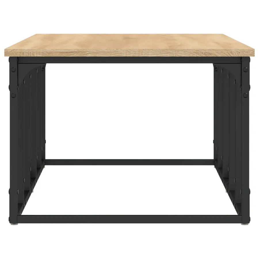 Table basse chêne sonoma 100x50x35,5 cm bois d'ingénierie - 5
