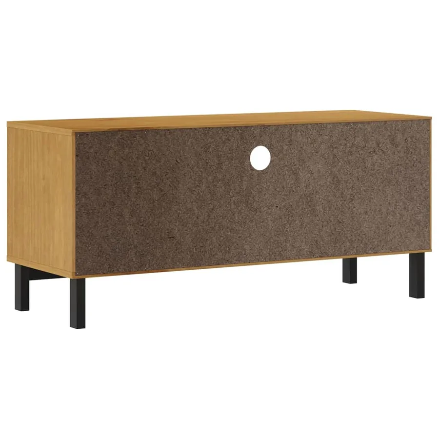 Meuble TV FLAM 110x40x50 cm bois massif de pin - 7