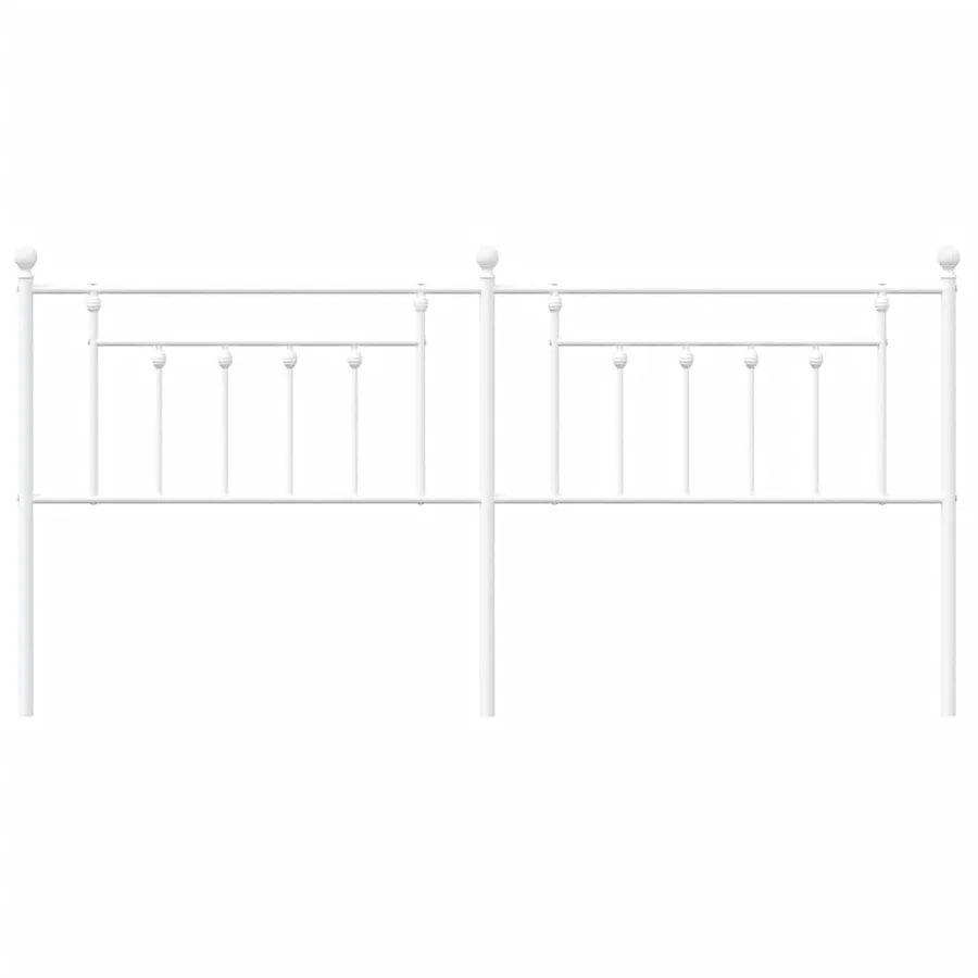 Tête de lit de remplacement métal blanc 200 cm - 4