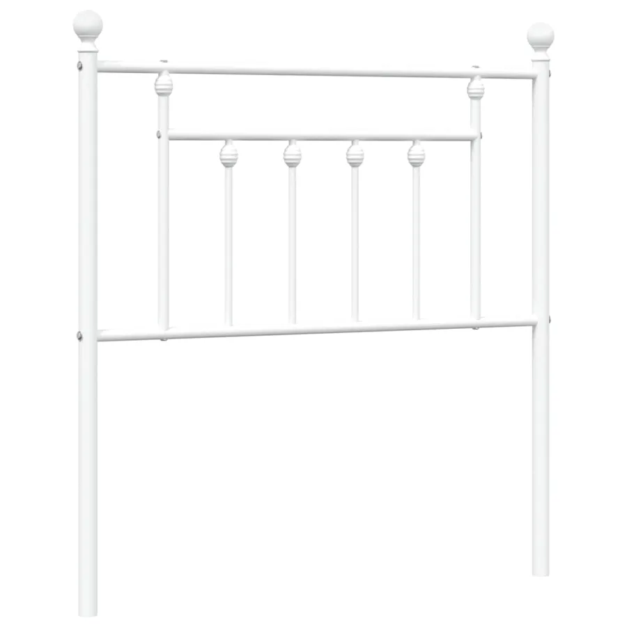 Tête de lit de remplacement métal blanc 80 cm - 2