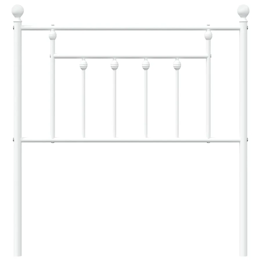 Tête de lit de remplacement métal blanc 80 cm - 4