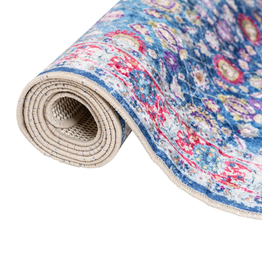 Tapis lavable multicolore 80x300 cm - 5