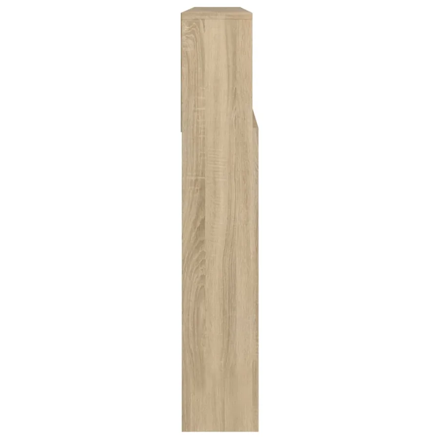 Armoire de tête de lit Chêne sonoma 220x19x103,5 cm - 4