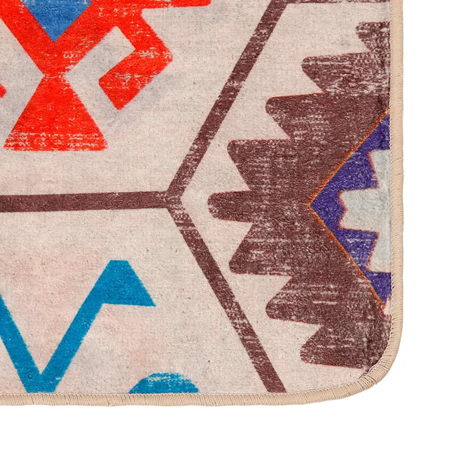 Tapis lavable multicolore 80x150 cm - 3