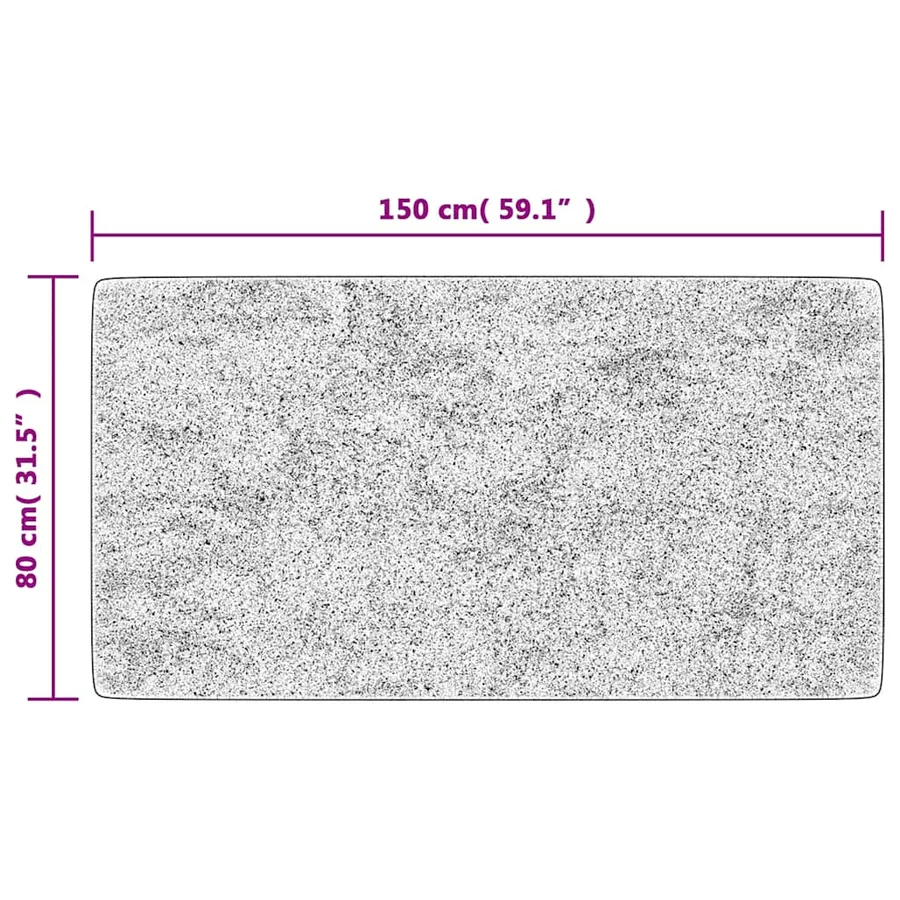 Tapis lavable multicolore 80x150 cm - 8