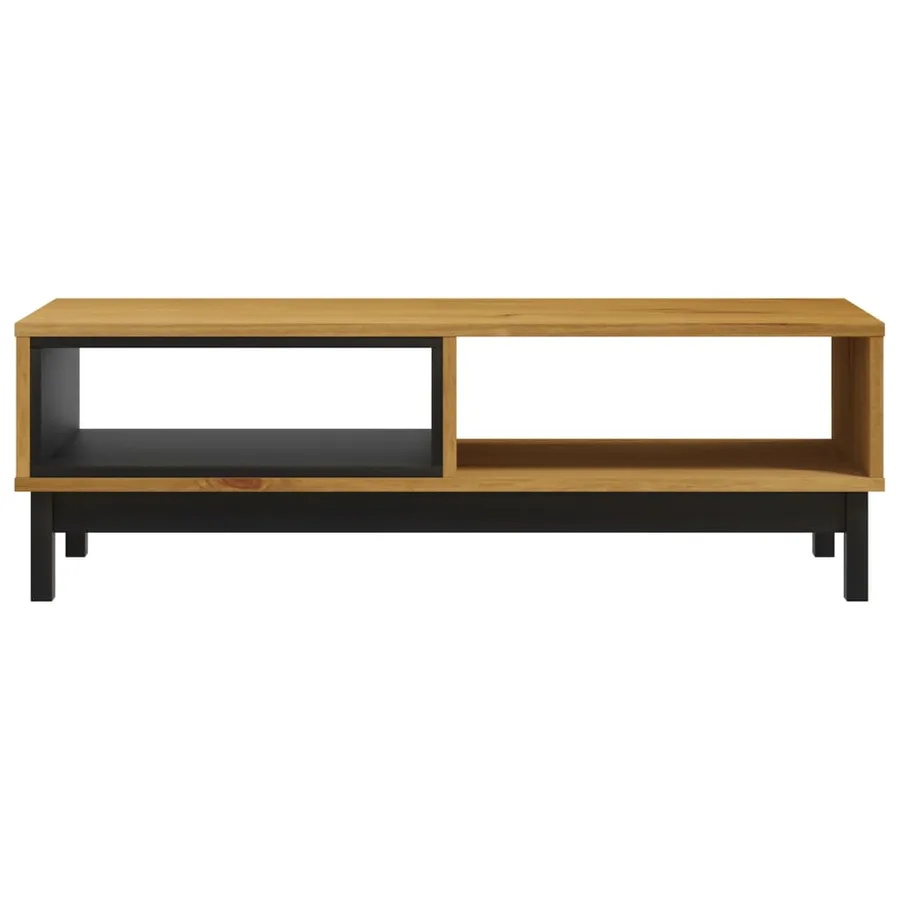 Table basse FLAM 100x50x32,5 cm bois de pin massif - 4