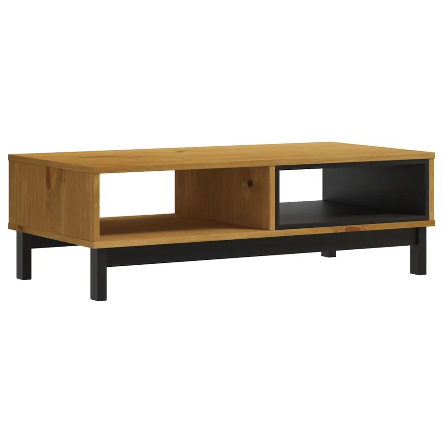 Table basse FLAM 100x50x32,5 cm bois de pin massif - 6