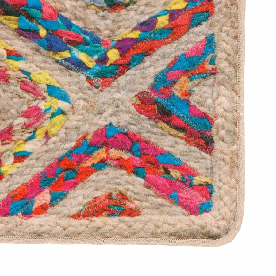 Tapis lavable multicolore 80x150 cm - 3