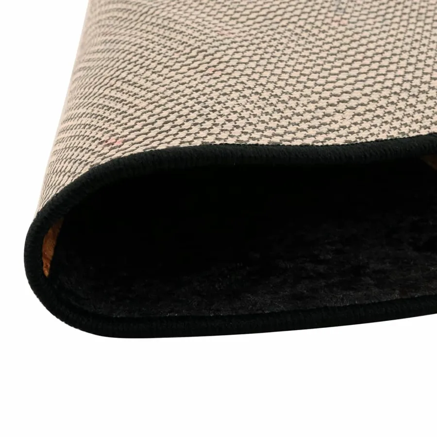 Tapis lavable noir et doré Ø 120 cm - 3