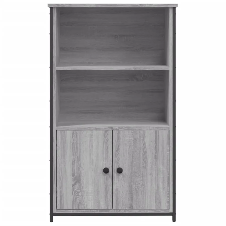 Buffet haut sonoma gris 62x32x103,5 cm bois d'ingénierie - 5