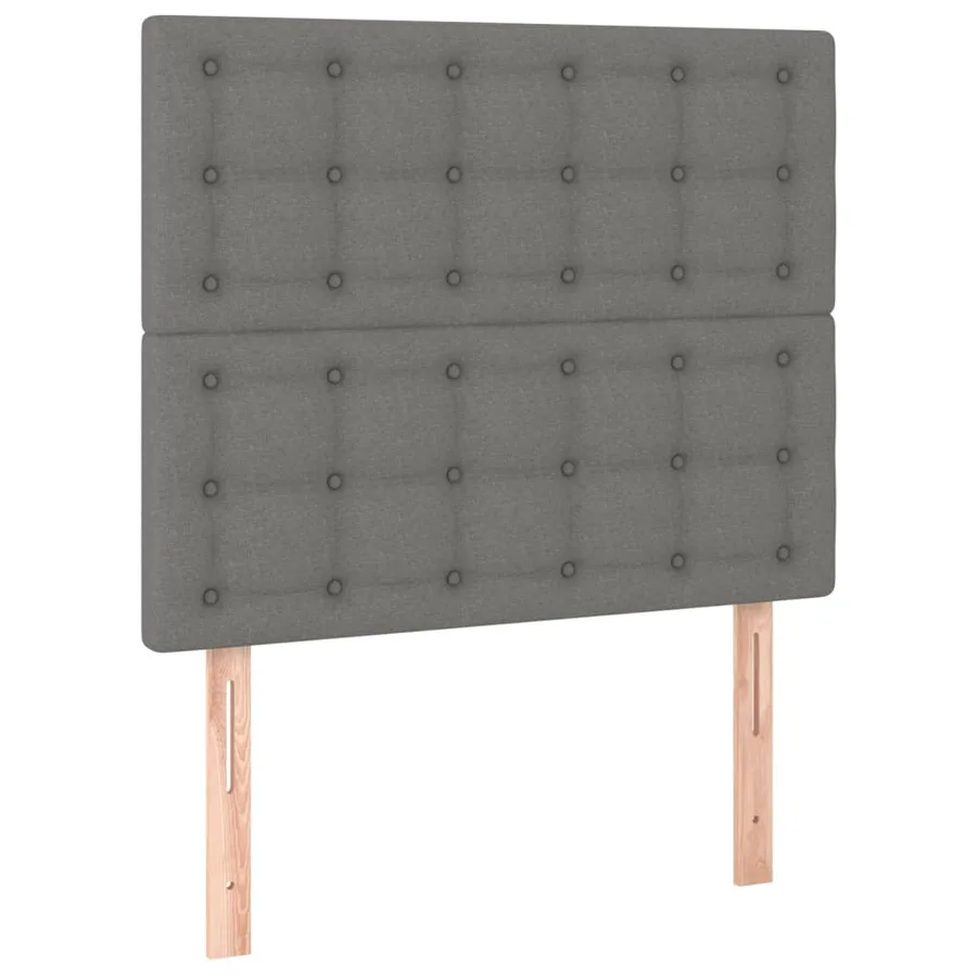 Cadre de lit sans matelas avec tête de lit 90x200cm tissu - 9