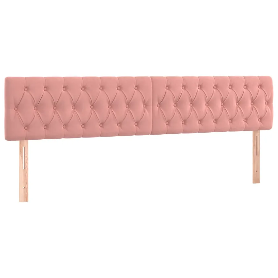 Sommier à lattes de lit avec matelas Rose 180x200 cm Velours - 6