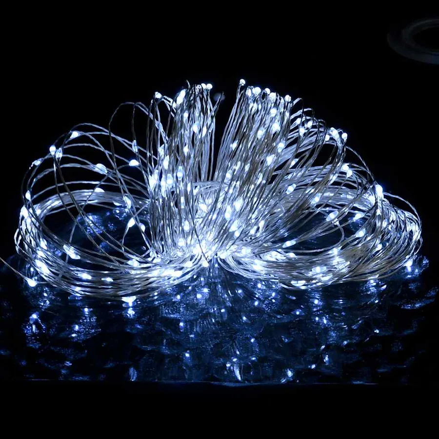 Guirlande LED avec 150 LED Blanc froid 15 m - 3