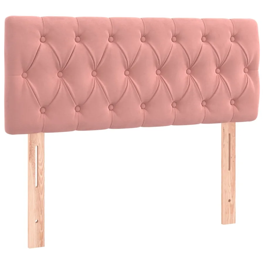 Sommier à lattes de lit avec matelas Rose 90x200 cm Velours - 6
