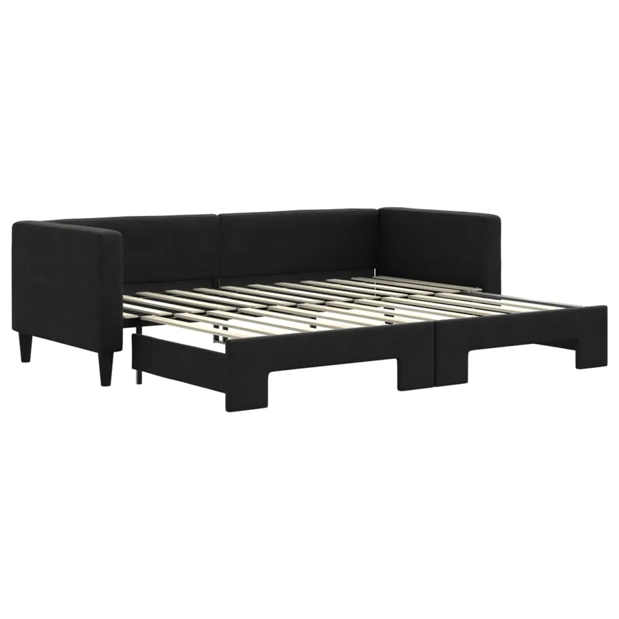 Lit de jour avec gigogne sans matelas 80x200 cm - 2