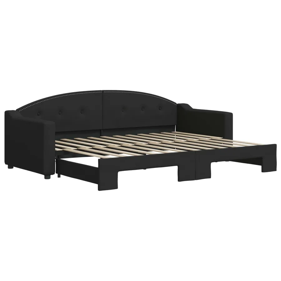 Lit de jour avec gigogne sans matelas 80x200 cm - 2