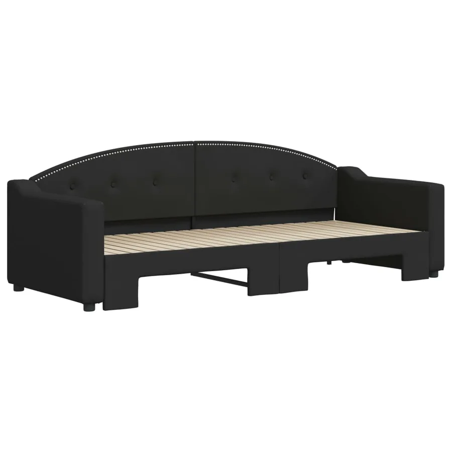 Lit de jour avec gigogne sans matelas 80x200 cm - 3