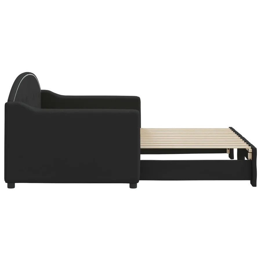 Lit de jour avec gigogne sans matelas 80x200 cm - 4