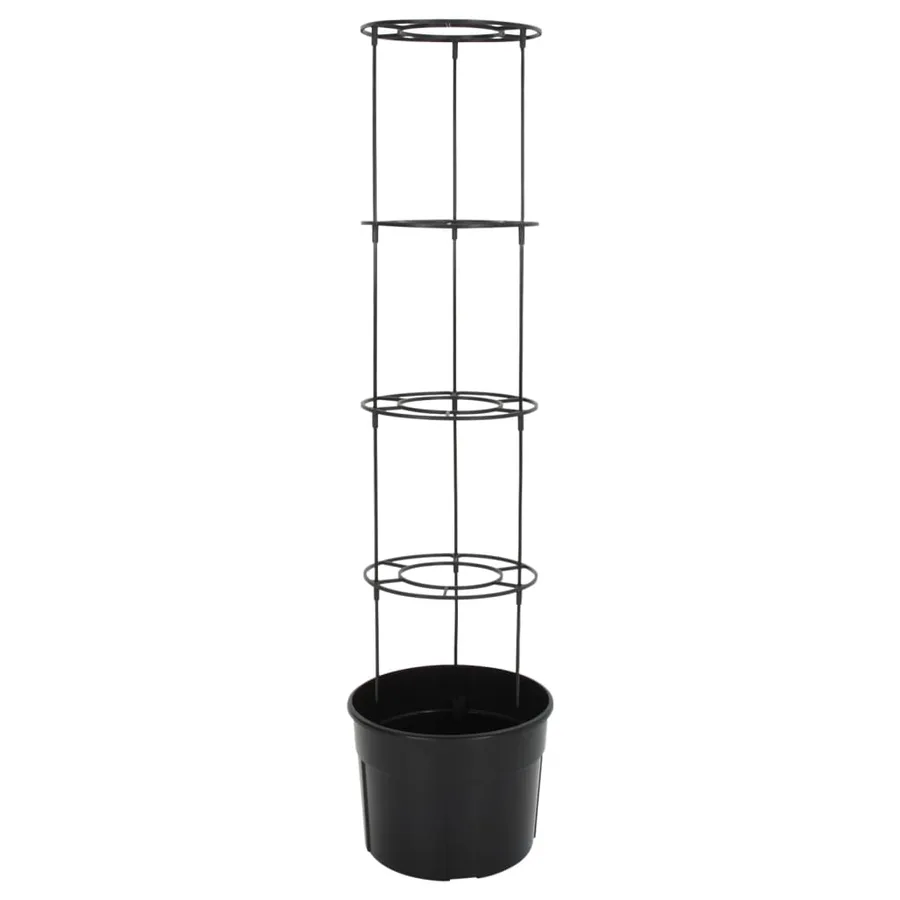 Jardinière à tomate Anthracite Ø39x150 cm Polypropylène - 4