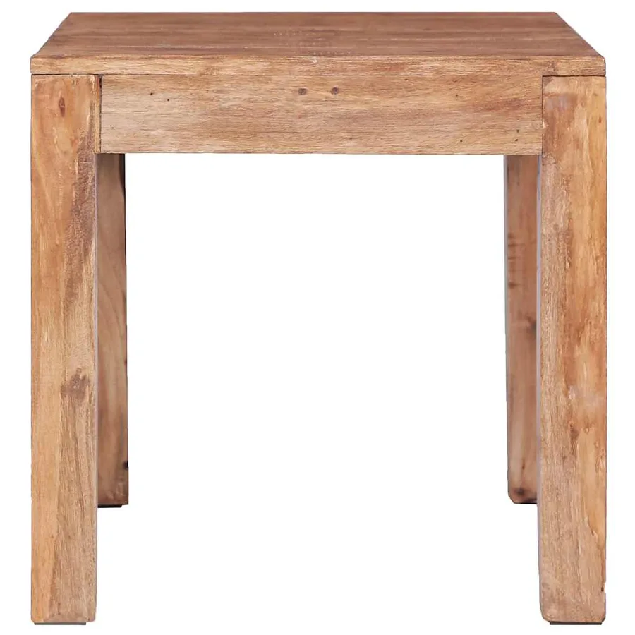 Table basse 53x50x50 cm bois d'acajou massif - 2