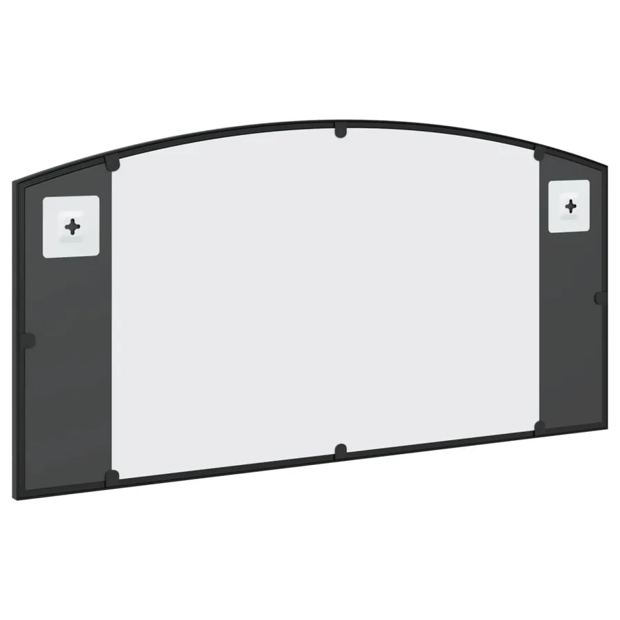 Miroir mural noir 80x40 cm arche fer - 5