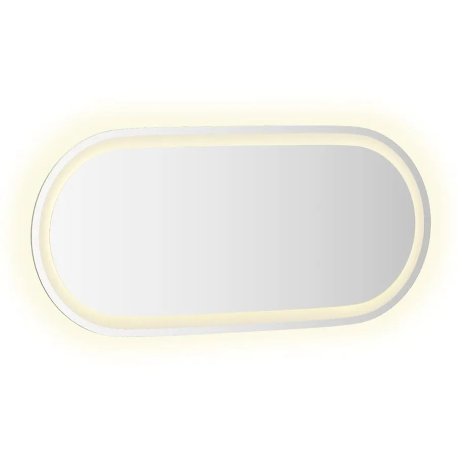 Miroir de salle de bain à LED 80x35 cm ovale - 6