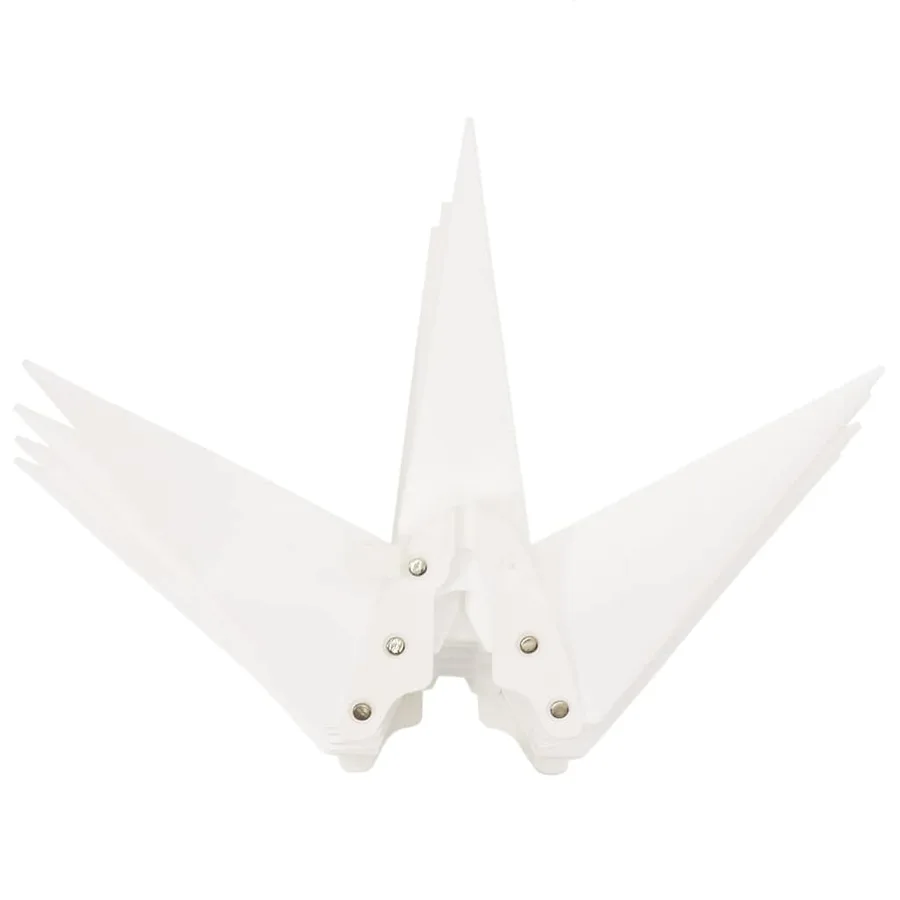 Lumières de Noël avec piquets 3 pcs LED pliable blanc 57 cm - 9