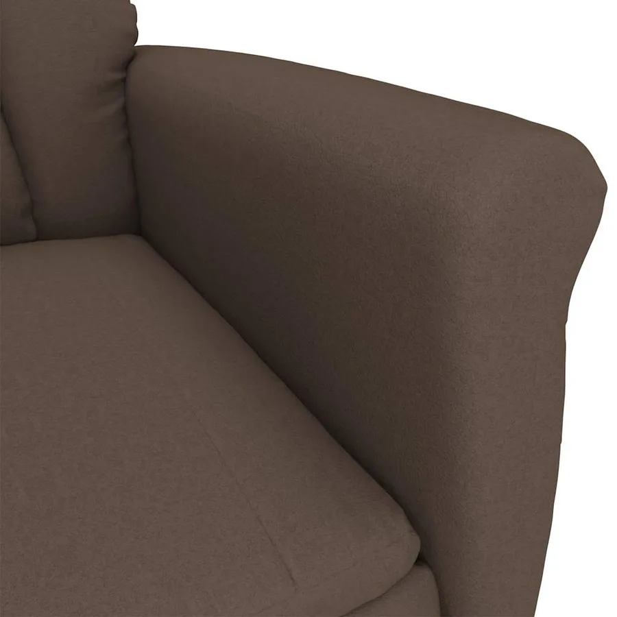 fauteuil Marron Microfibre - 5