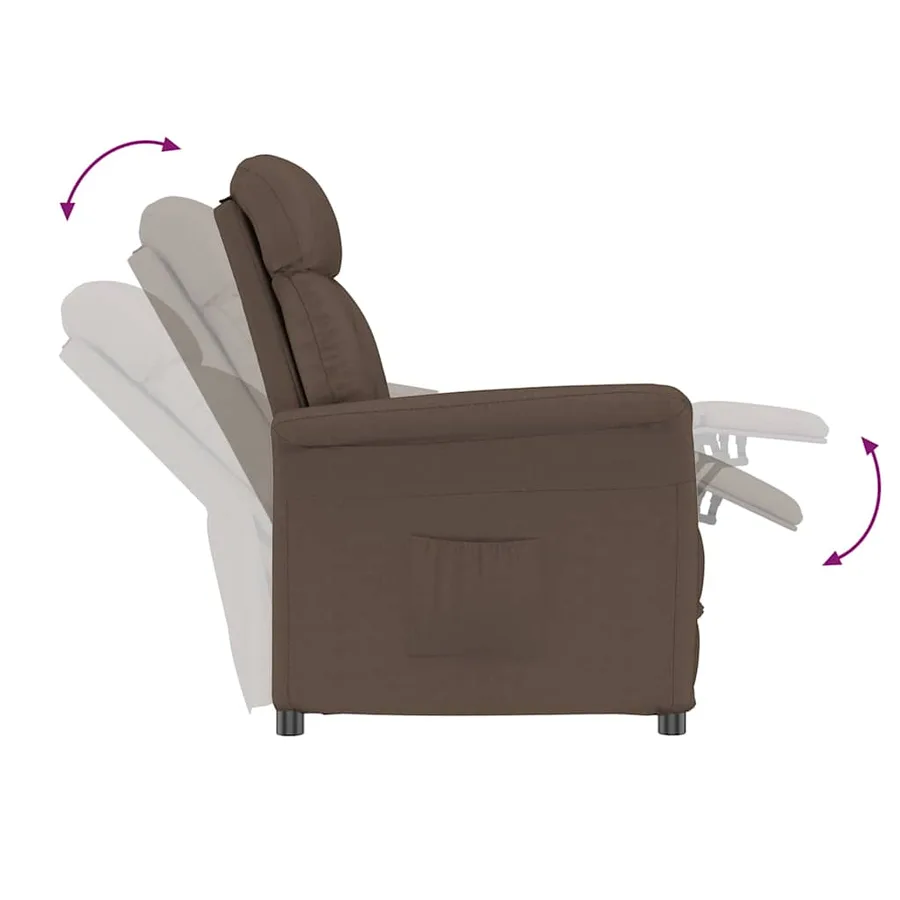 fauteuil Marron Microfibre - 6