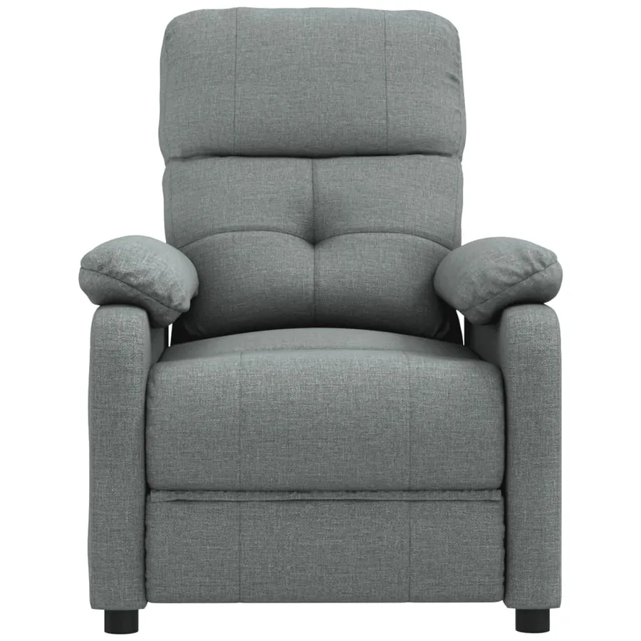 Fauteuil inclinable Gris foncé Tissu - 3