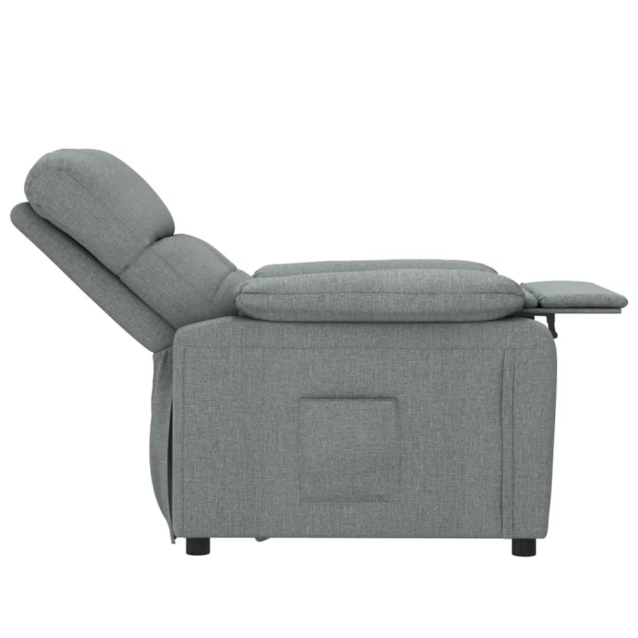 Fauteuil inclinable Gris foncé Tissu - 5