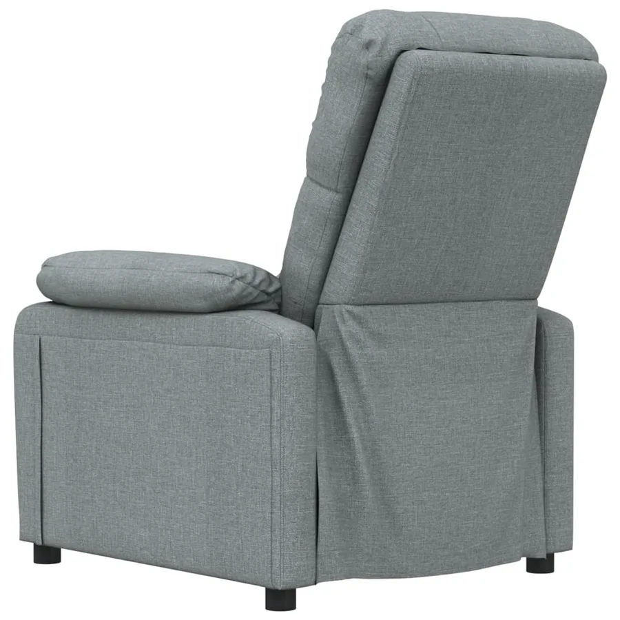 Fauteuil inclinable Gris foncé Tissu - 6