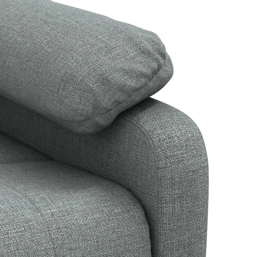 Fauteuil inclinable Gris foncé Tissu - 8