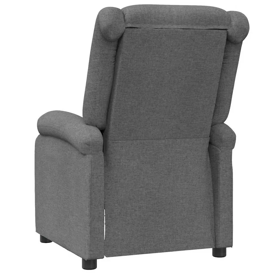 Fauteuil inclinable Gris foncé Tissu - 5