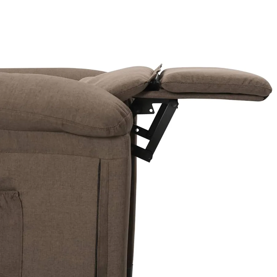 Fauteuil inclinable Taupe Tissu - 9