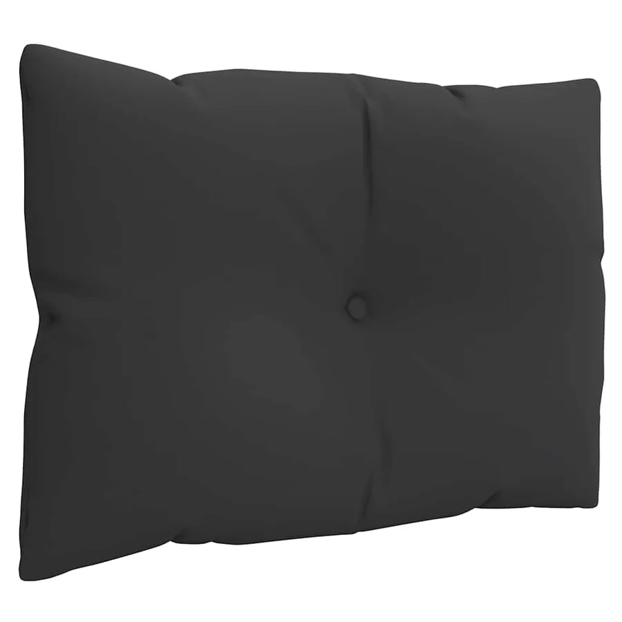 Coussins de palette lot de 3 noir tissu - 4