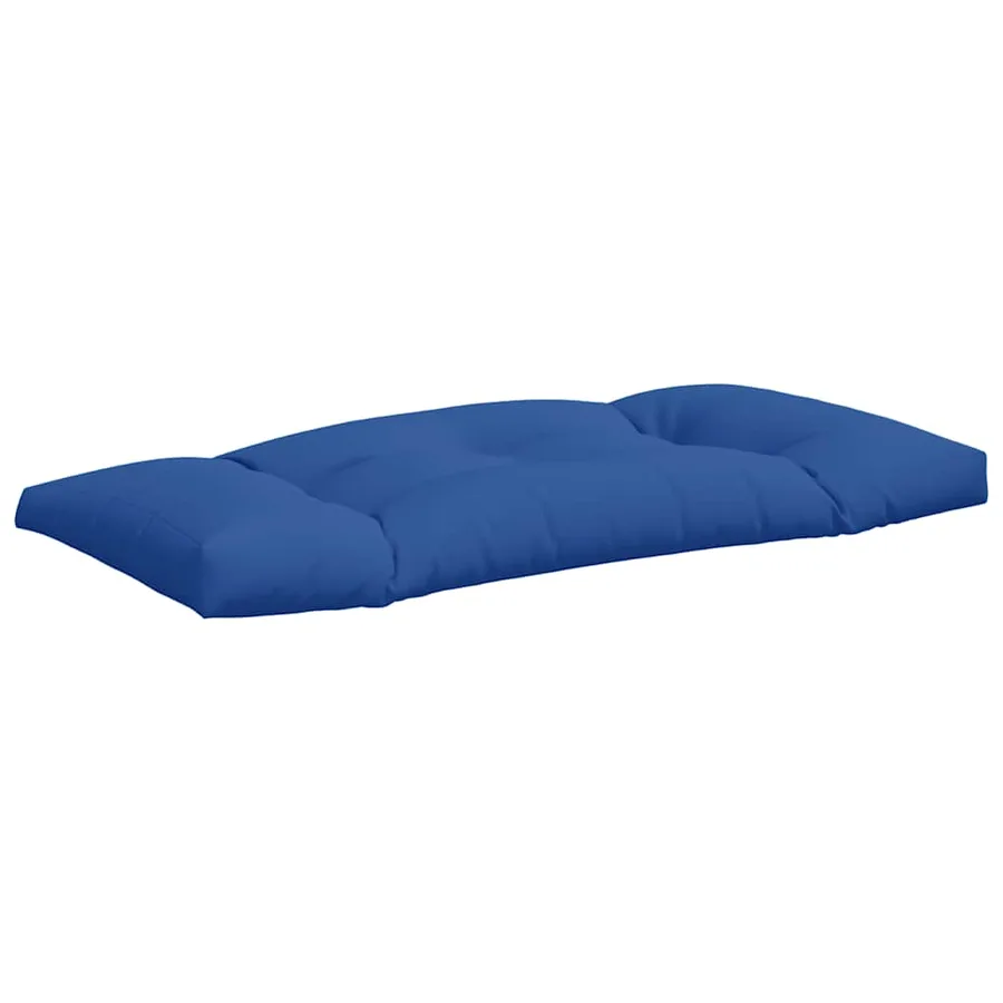 Coussins de palette lot de 3 bleu tissu - 5